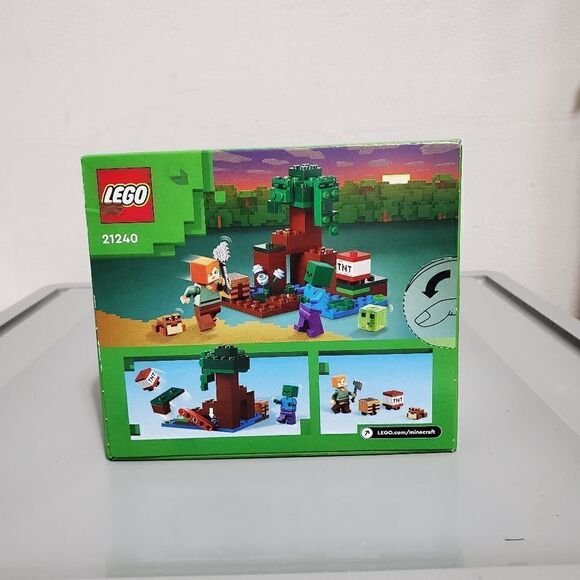 Lego Minecraft The Swamp Adventure 21240 Building Set Sealed Box - Picture 2 of 6
